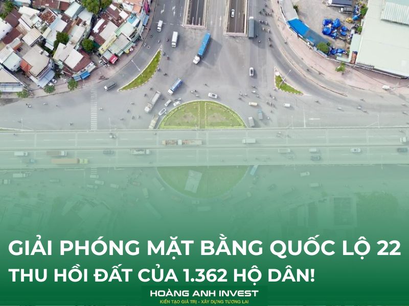 Giải phóng mặt bằng quốc lộ 22